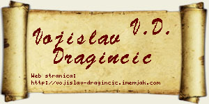 Vojislav Draginčić vizit kartica